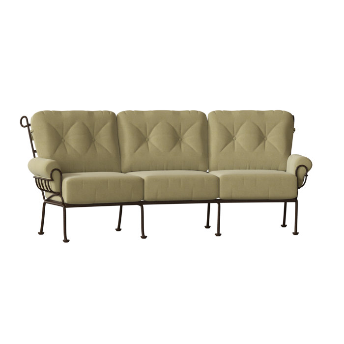 Woodard Terrace Outdoor Metal Patio Sofa | Perigold